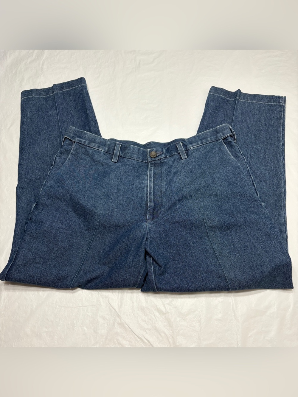 Haggar Classic Fit Premium Stretch Denim Blue Jeans Men’s 36x29